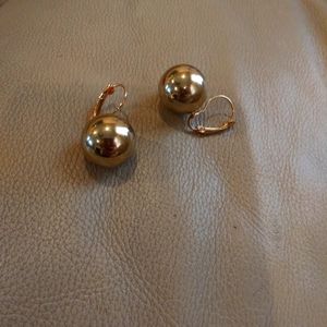 New yellow ball earrings for sale!